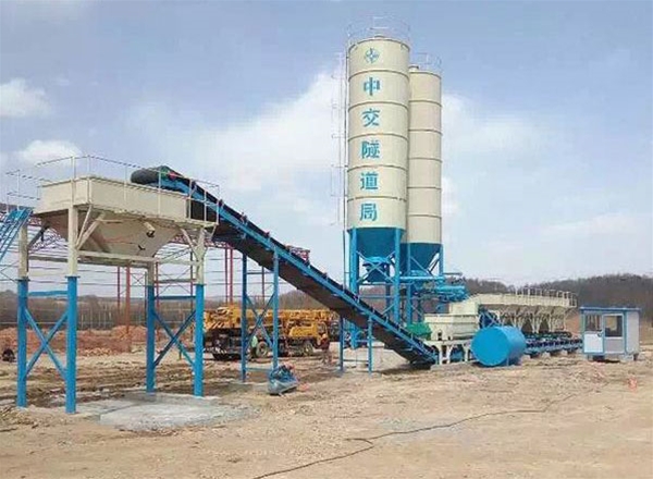 WDJ500型水穩拌和站沈陽工地
